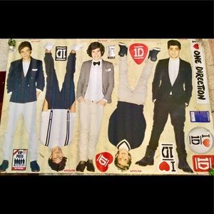 One Direction Fathead huge wall vinyl stickers